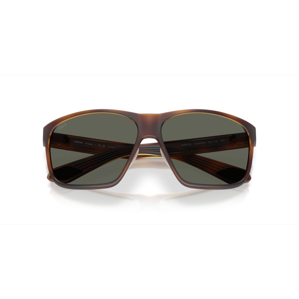 Costa Brine II Sunglasses - Velocity 21 Matte Tort + Grey Polarised Glass 580G