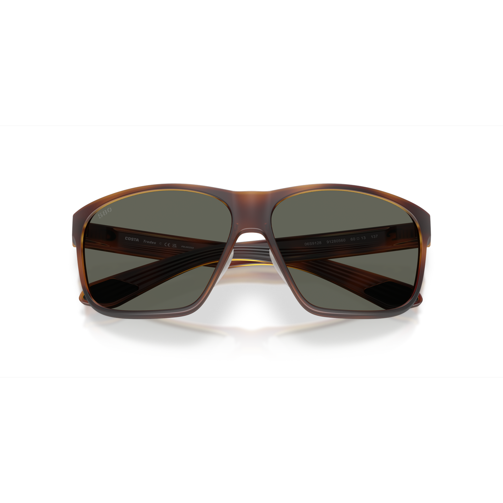 Costa Brine II Sunglasses - Velocity 21 Matte Tort + Grey Polarised Glass 580G
