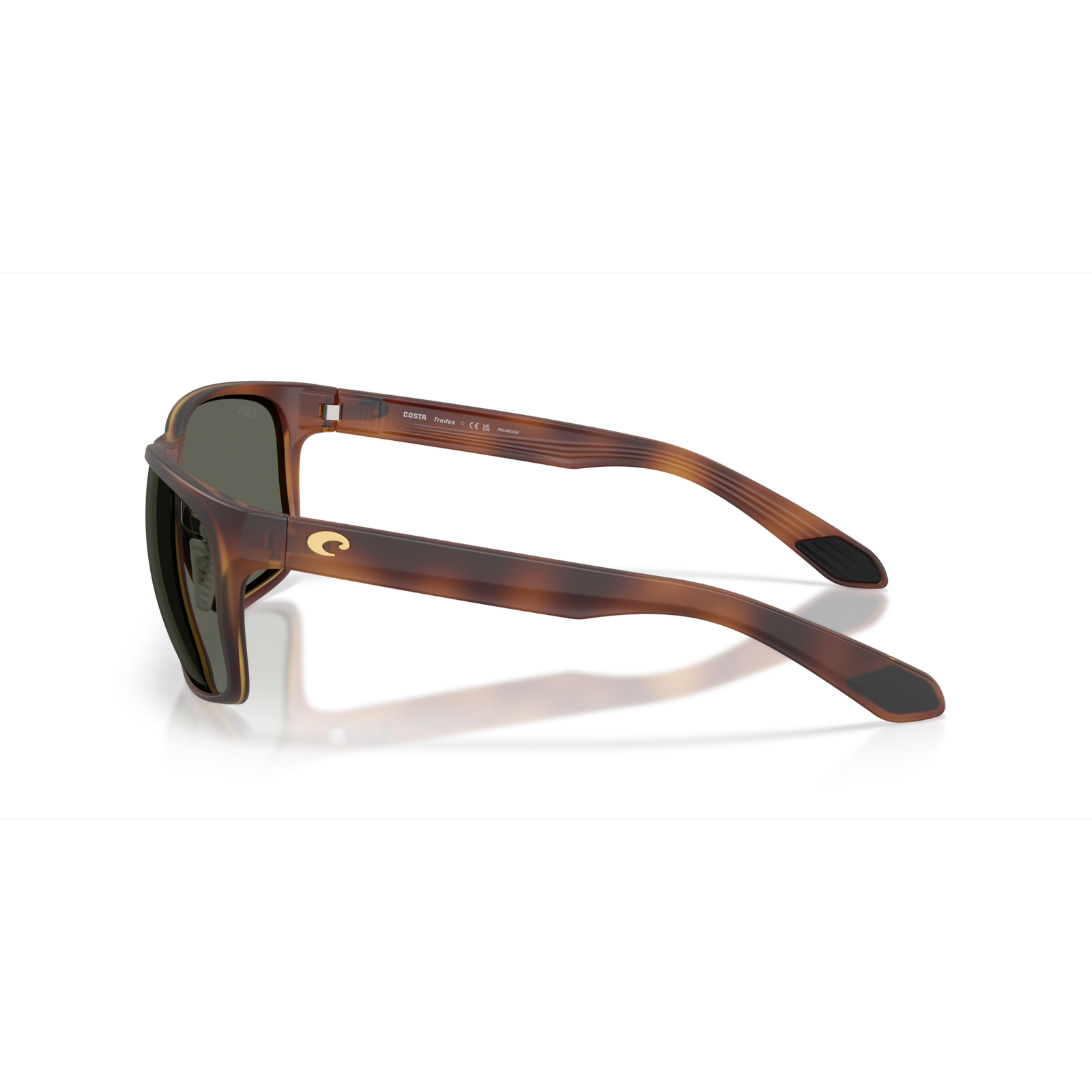 Costa Trades Sunglasses - Velocity 21 Matte Tort + Grey Polarised Glass 580G