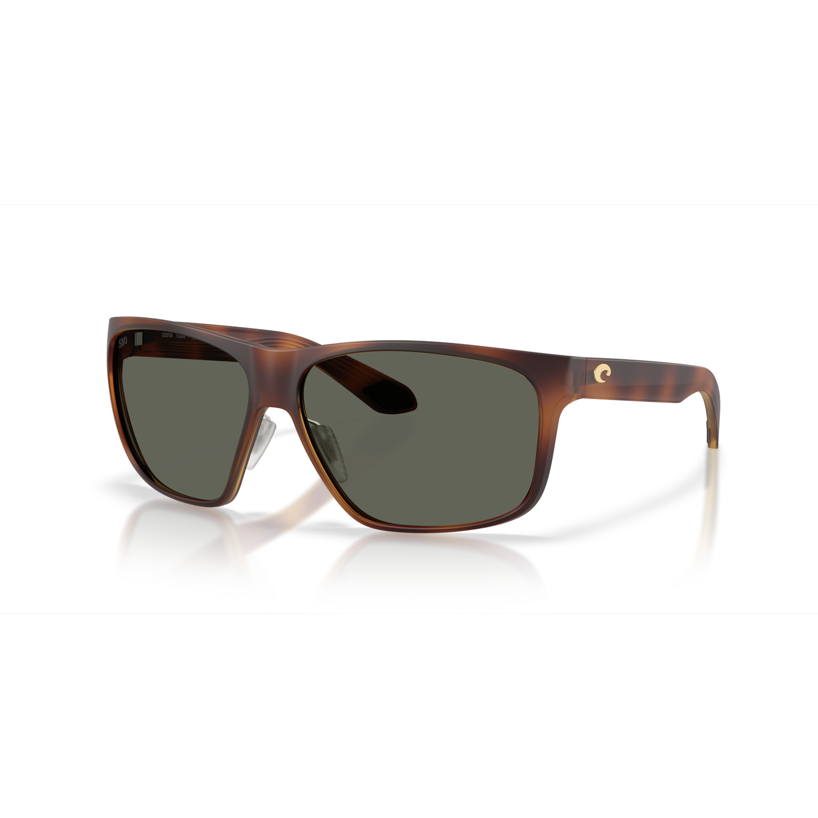 Costa Trades Sunglasses - Velocity 21 Matte Tort + Grey Polarised Glass 580G