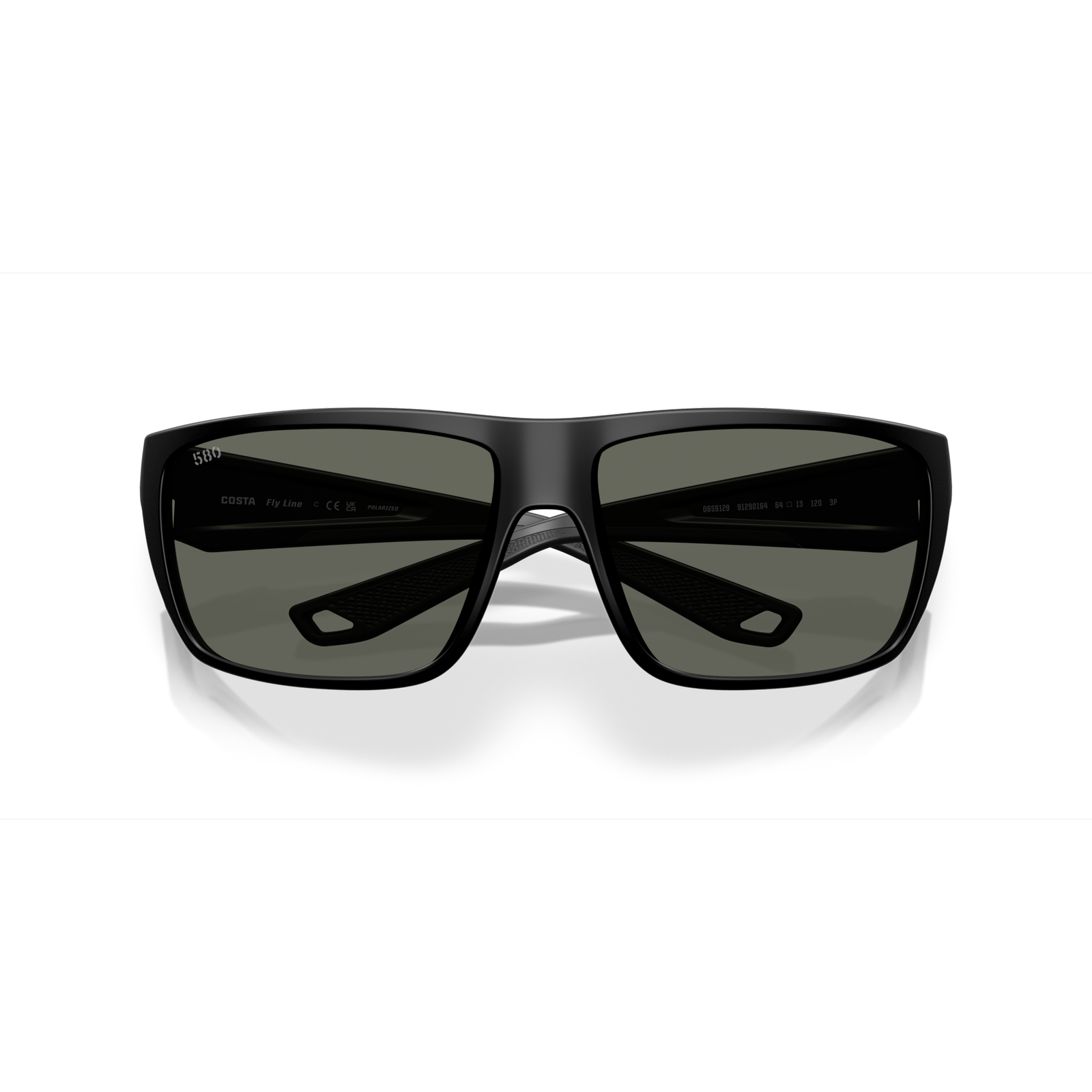 Costa Fly Line Sunglasses - Velocity 21 Matte Black + Grey Polarised Glass 580G