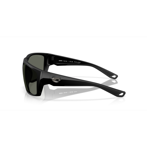 Costa Fly Line Sunglasses - Velocity 21 Matte Black + Grey Polarised Glass 580G