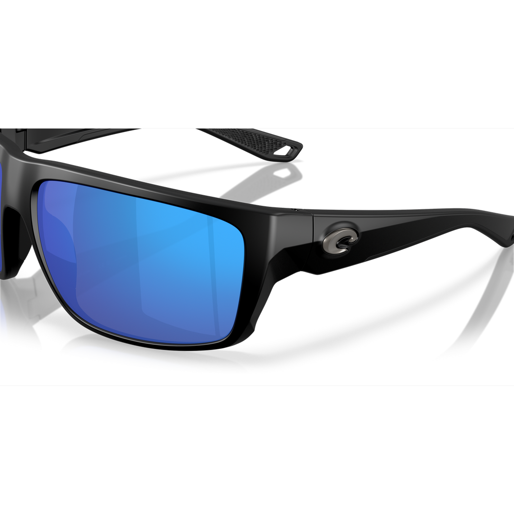 Costa Fly Line Sunglasses - Velocity 21 Matte Black + Blue Mirror Polarised Glass 580G