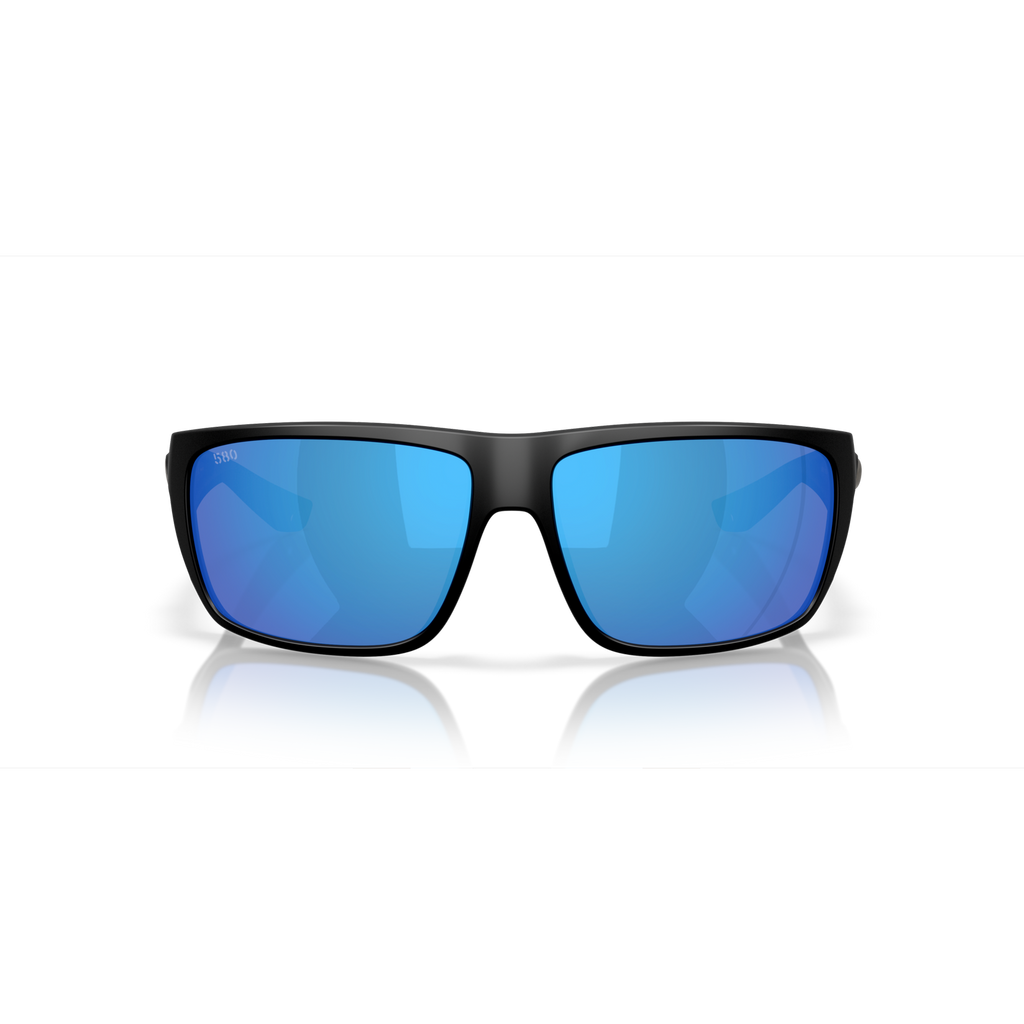 Costa Fly Line Sunglasses - Velocity 21 Matte Black + Blue Mirror Polarised Glass 580G