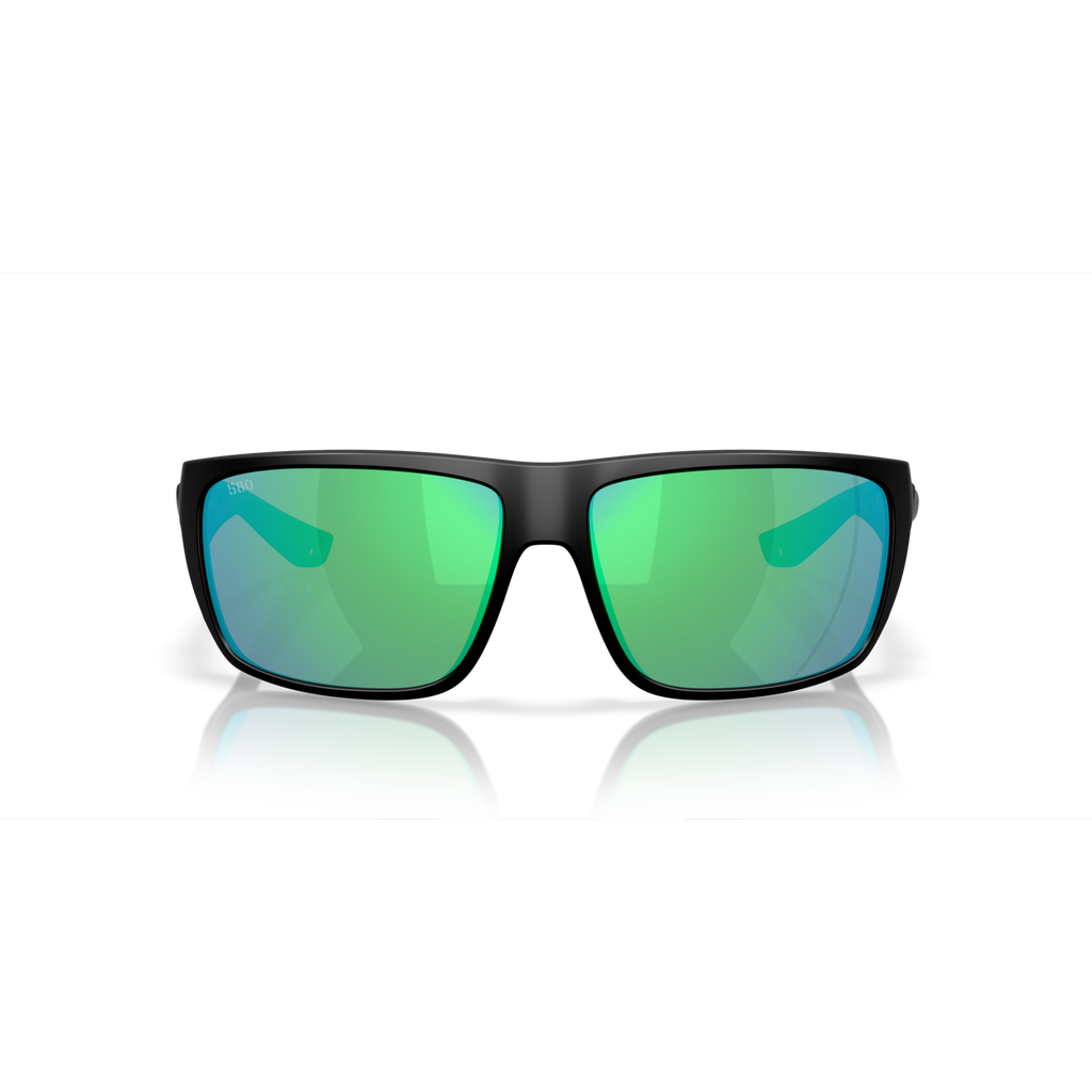Costa Fly Line Sunglasses - Velocity 21 Matte Black + Green Mirror Polarised Glass 580G