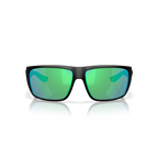 Costa Fly Line Sunglasses - Velocity 21 Matte Black + Green Mirror Polarised Glass 580G