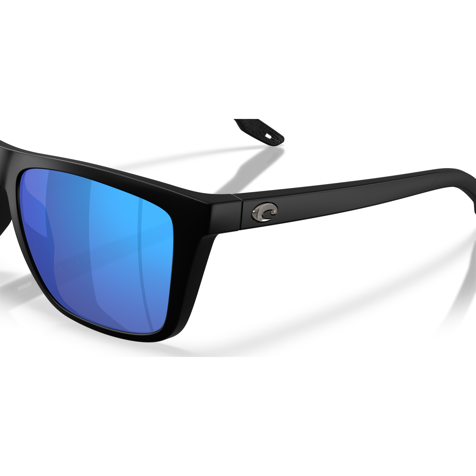 Costa Mainsail XL Sunglasses - Velocity 21 Matte Black + Blue Mirror Polarised Glass 580G