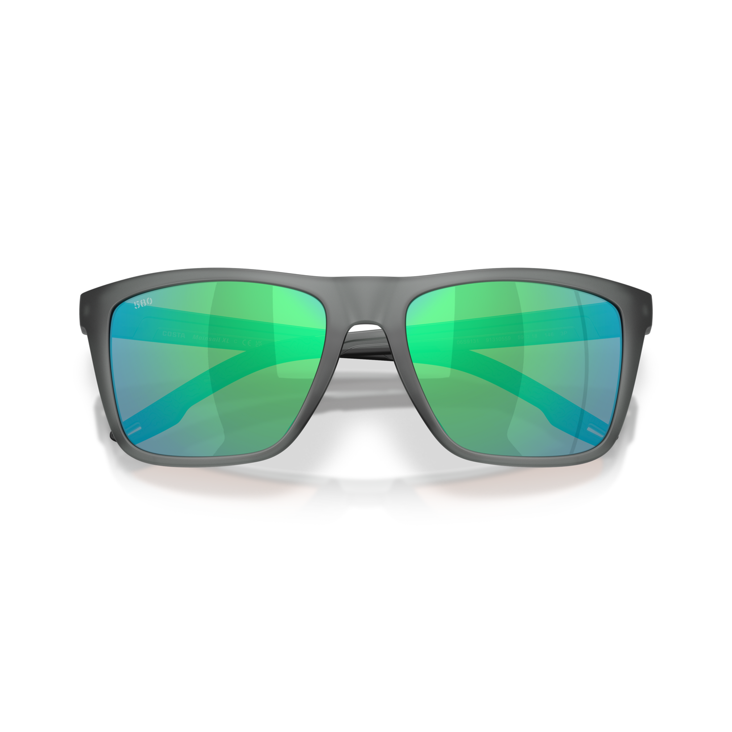 Costa Mainsail XL Sunglasses - Velocity 21 Matte Grey Smoke + Green Polarised Glass 580G