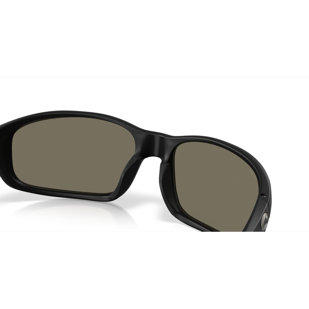 Costa Brine II Sunglasses - Velocity 21 Matte Black + Blue Mirror Polarised Glass 580G