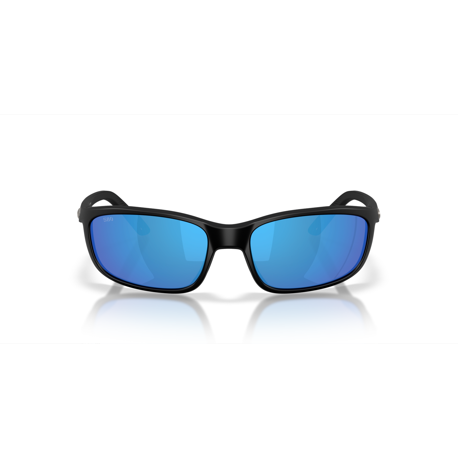 Costa Brine II Sunglasses - Velocity 21 Matte Black + Blue Mirror Polarised Glass 580G