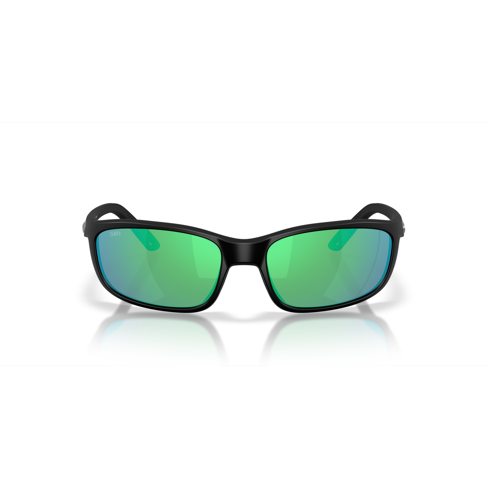 Costa Brine II Sunglasses - Velocity 21 Matte Black + Green Mirror Polarised Glass 580G