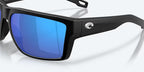 Costa Del Mar San Carlos Sunglasses - Velocity 21 Netplus Black + Blue Mirror Polarised Glass 580G