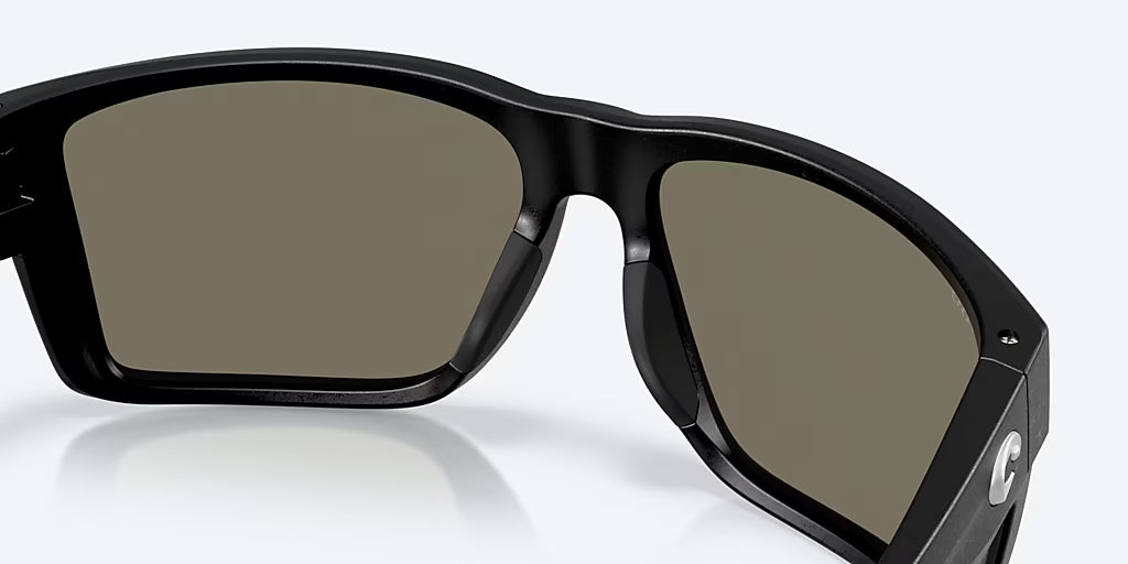 Costa Del Mar San Carlos Sunglasses - Velocity 21 Netplus Black + Blue Mirror Polarised Glass 580G