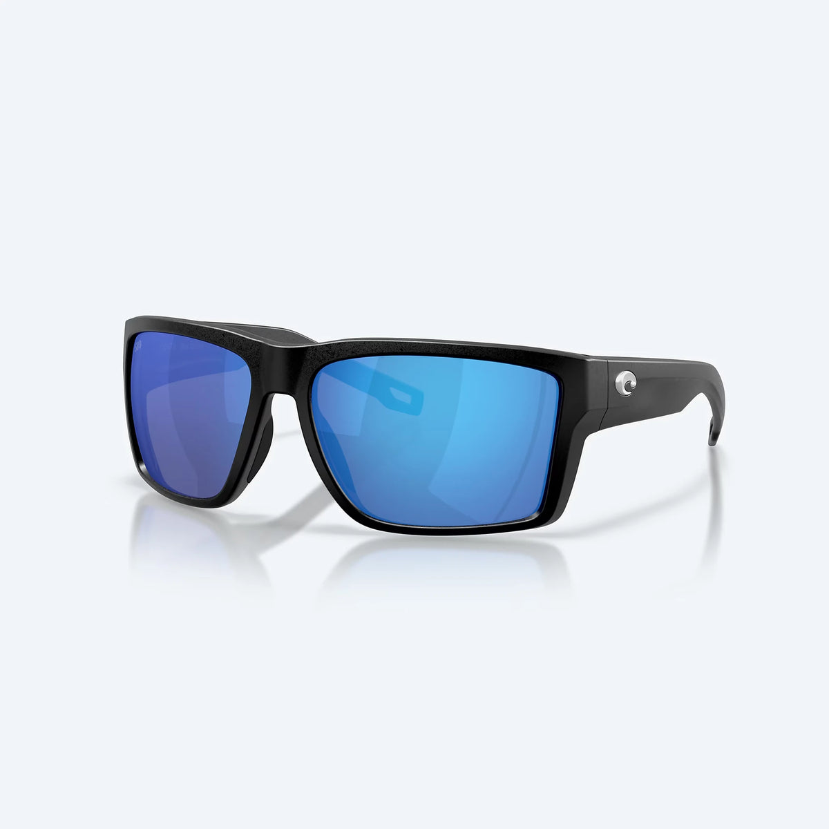 Costa Del Mar San Carlos Sunglasses - Velocity 21 Netplus Black + Blue Mirror Polarised Glass 580G