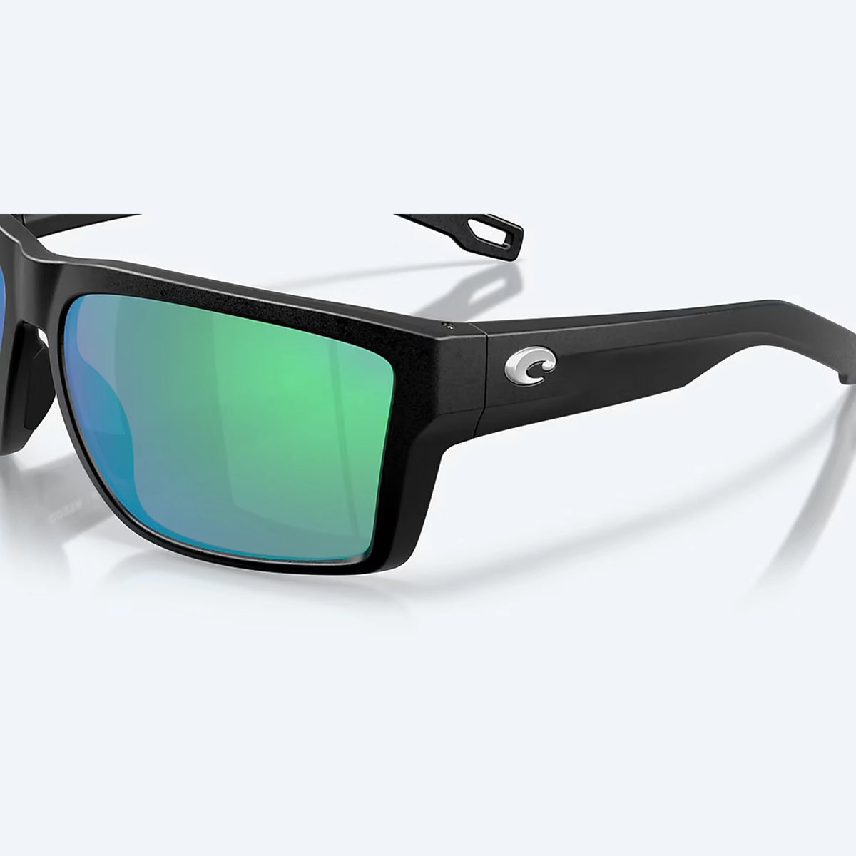 Costa Del Mar San Carlos Sunglasses - Velocity 21 Netplus Black + Green Mirror Polarised Glass 580G