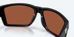 Costa Del Mar San Carlos Sunglasses - Velocity 21 Netplus Black + Green Mirror Polarised Glass 580G