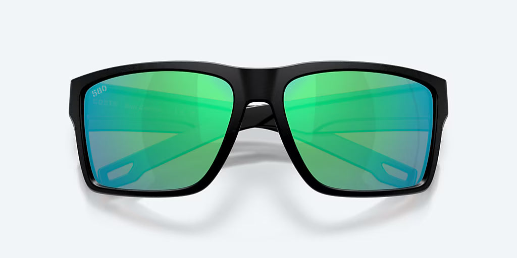 Costa Del Mar San Carlos Sunglasses - Velocity 21 Netplus Black + Green Mirror Polarised Glass 580G