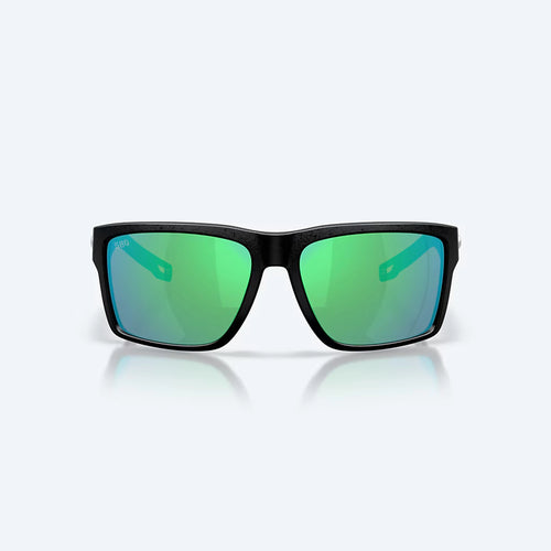 Costa Del Mar San Carlos Sunglasses - Velocity 21 Netplus Black + Green Mirror Polarised Glass 580G
