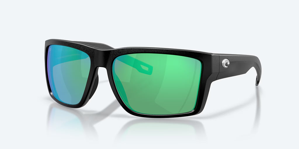 Costa Del Mar San Carlos Sunglasses - Velocity 21 Netplus Black + Green Mirror Polarised Glass 580G