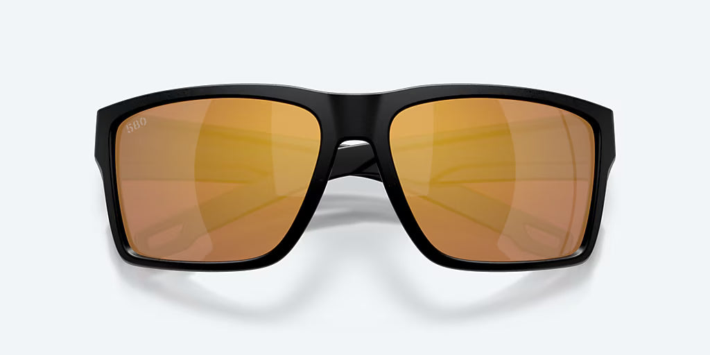 Costa Del Mar San Carlos Sunglasses - Velocity 21 Netplus Black + Gold Mirror Polarised Glass 580G