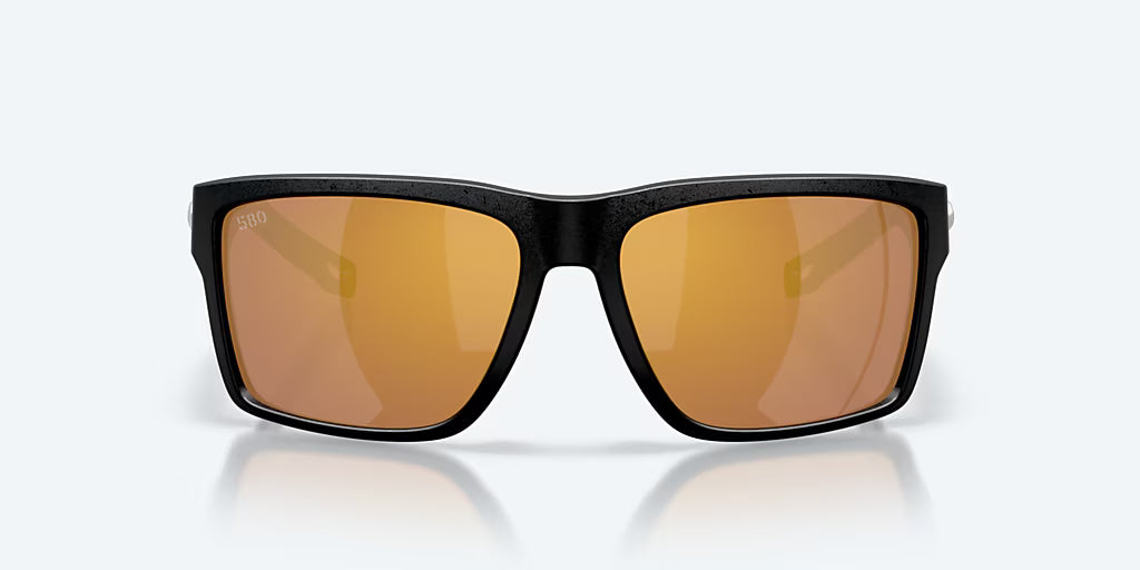 Costa Del Mar San Carlos Sunglasses - Velocity 21 Netplus Black + Gold Mirror Polarised Glass 580G