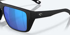 Costa Del Mar Tavi Sunglasses - Velocity 21 Netplus Black + Blue Mirror Polarised Glass 580G