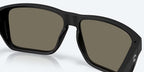 Costa Del Mar Tavi Sunglasses - Velocity 21 Netplus Black + Blue Mirror Polarised Glass 580G