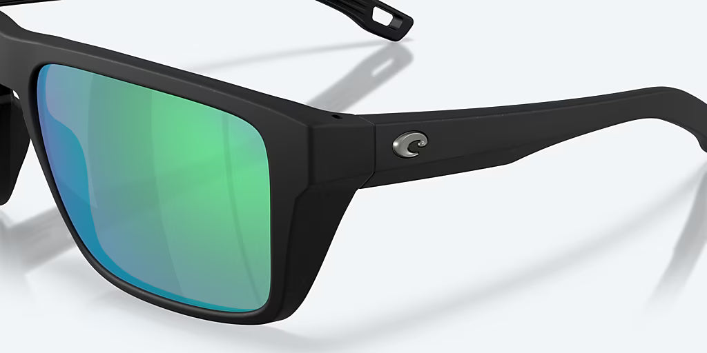 Costa Del Mar Tavi Sunglasses - Velocity 21 Netplus Black + Green Mirror Polarised Glass 580G