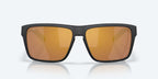 Costa Del Mar Tavi Sunglasses - Velocity 21 Netplus Black + Gold Mirror Polarised Glass 580G