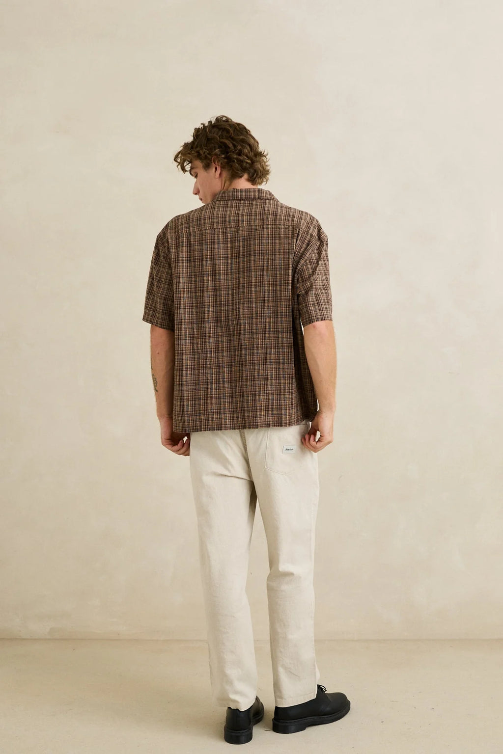 Relaxed Brady Check SS Shirt