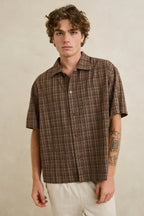 Relaxed Brady Check SS Shirt