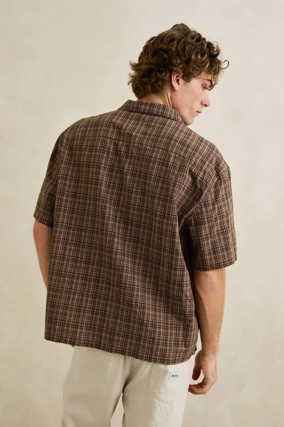 Relaxed Brady Check SS Shirt