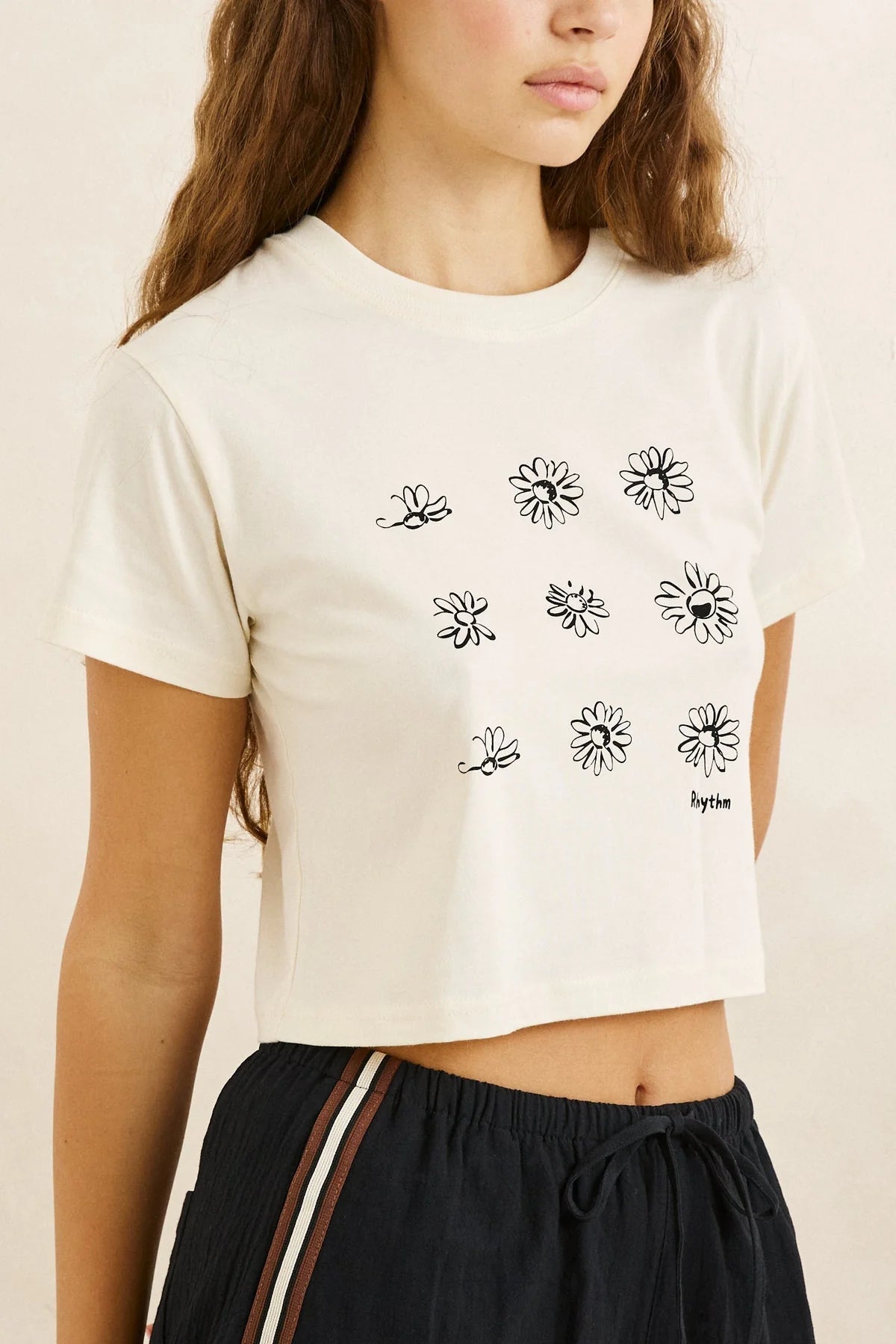 Georgia Floral Crop Crew Tee