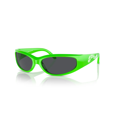 Arnette x Girl Skateboards Catish Sunglasses - Velocity 21 Yeah Green + Dark Grey