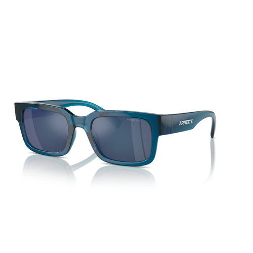Arnette X Girl Skateboards Bigflip Sunglasses - Velocity 21 Transparent Blue + Blue Mirror