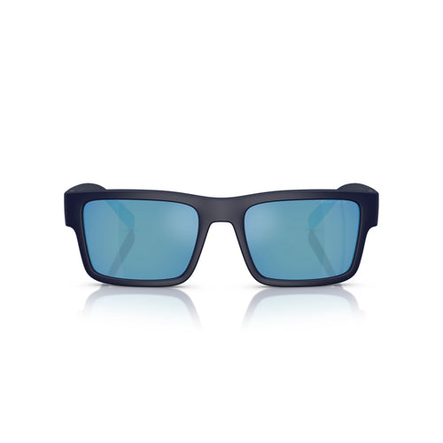 Arnette Omgee Sunglasses - Velocity 21 Matte Dark Blue + Dark Grey Mirror Water Polarised