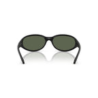 Arnette Raven Sunglasses - Velocity 21 Matte Recycled Black + Dark Green