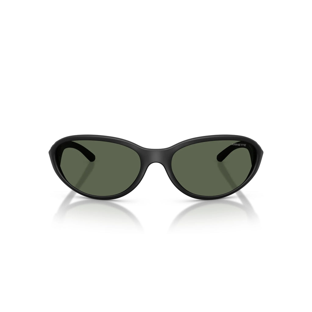 Arnette Raven Sunglasses - Velocity 21 Matte Recycled Black + Dark Green