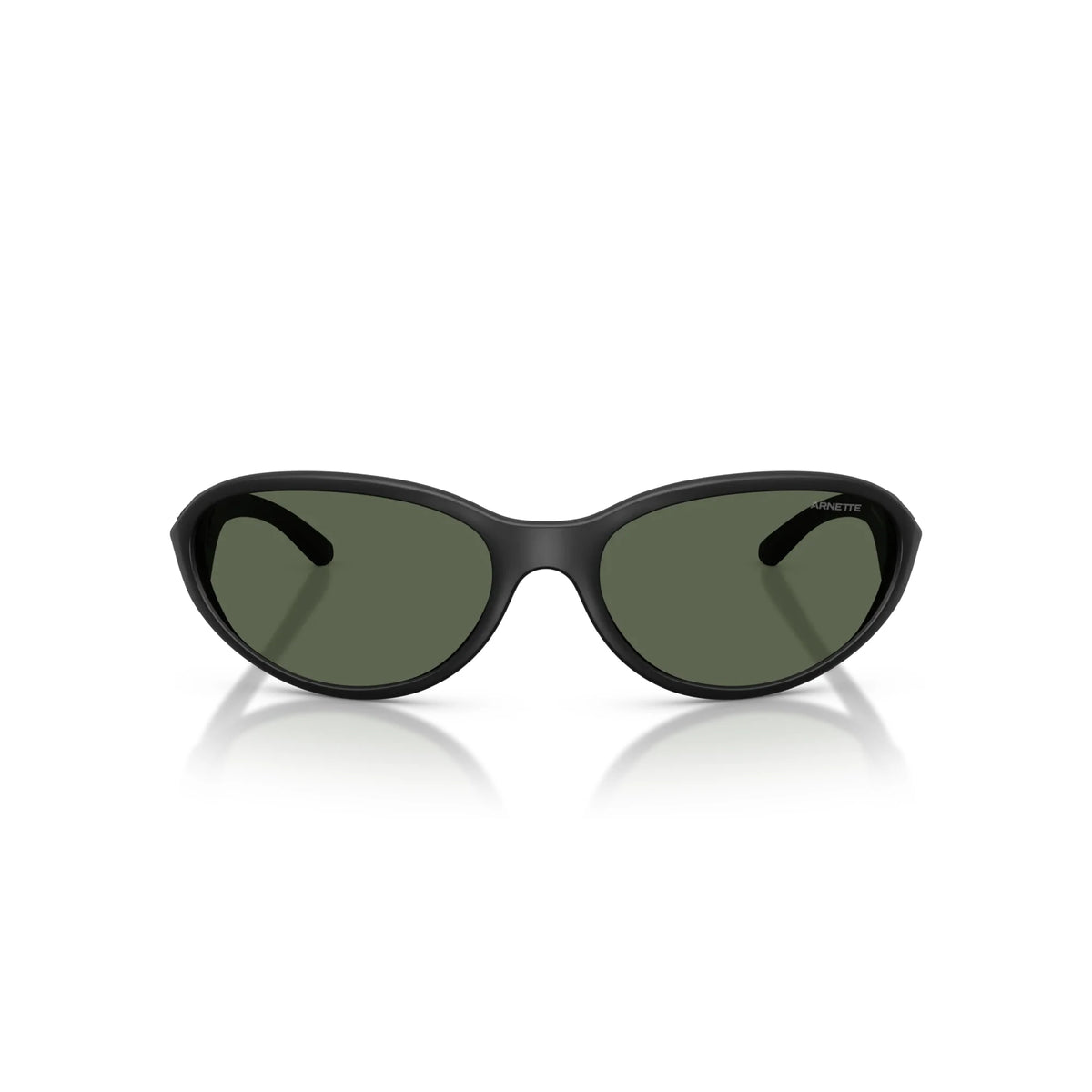 Arnette Raven Sunglasses - Velocity 21 Matte Recycled Black + Dark Green