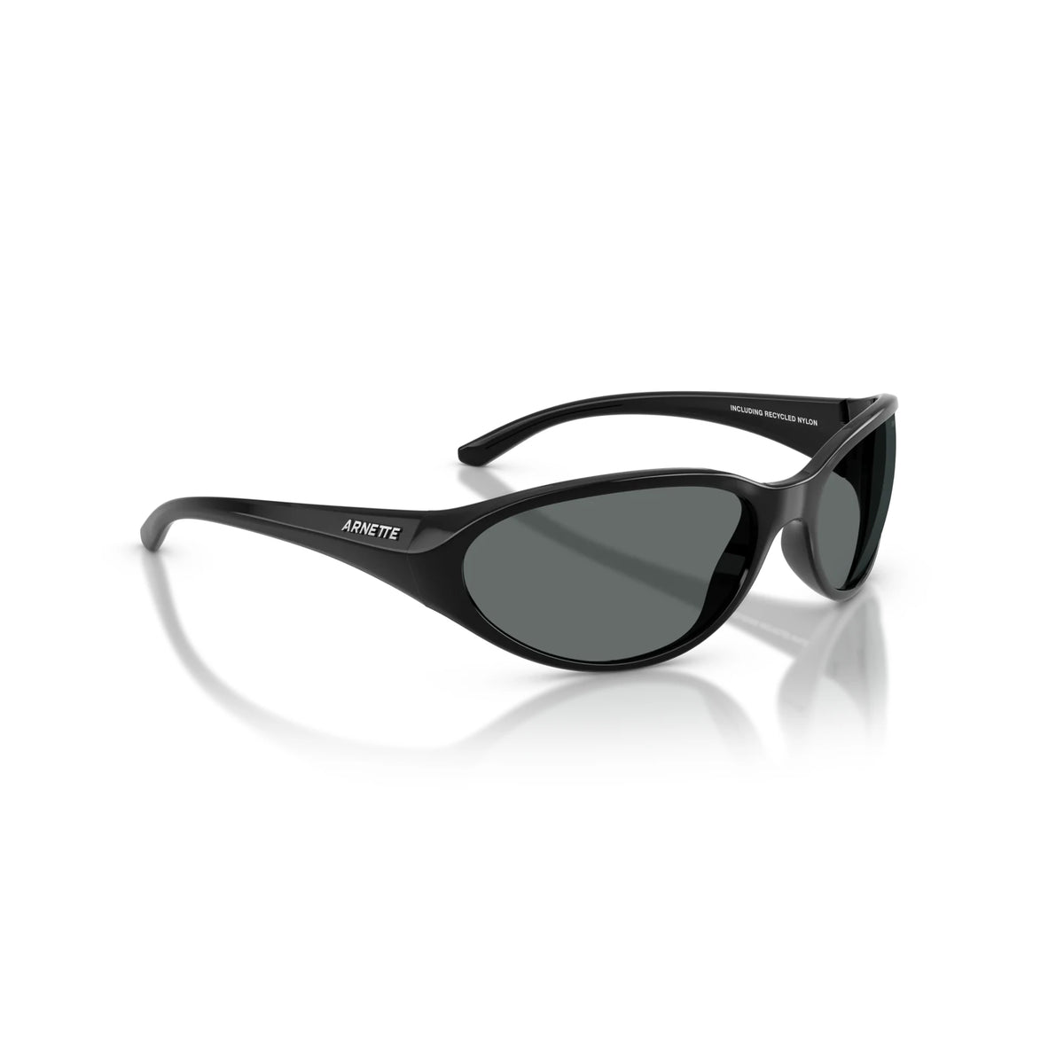 Arnette Raven Sunglasses - Velocity 21 Recycled Black + Dark Grey Polarised