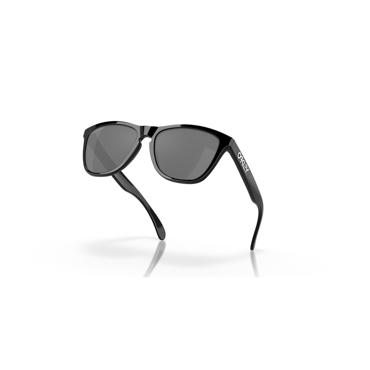 Oakley Frogskin Sunglasses - Velocity 21 Polished Black + Prizm Black