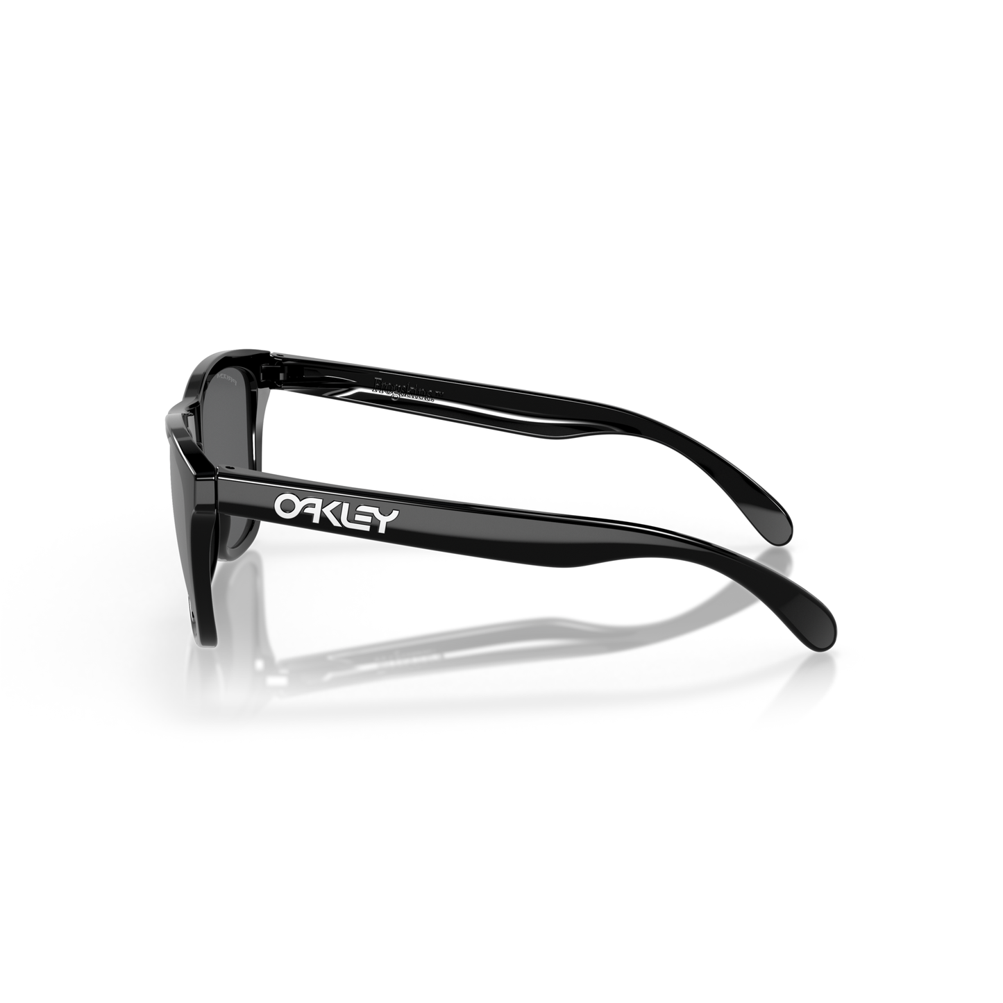 Oakley Frogskin Sunglasses - Velocity 21 Polished Black + Prizm Black