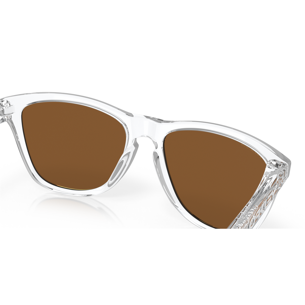Oakley Frogskin Sunglasses - Velocity 21 Polished Clear + Prizm Violet