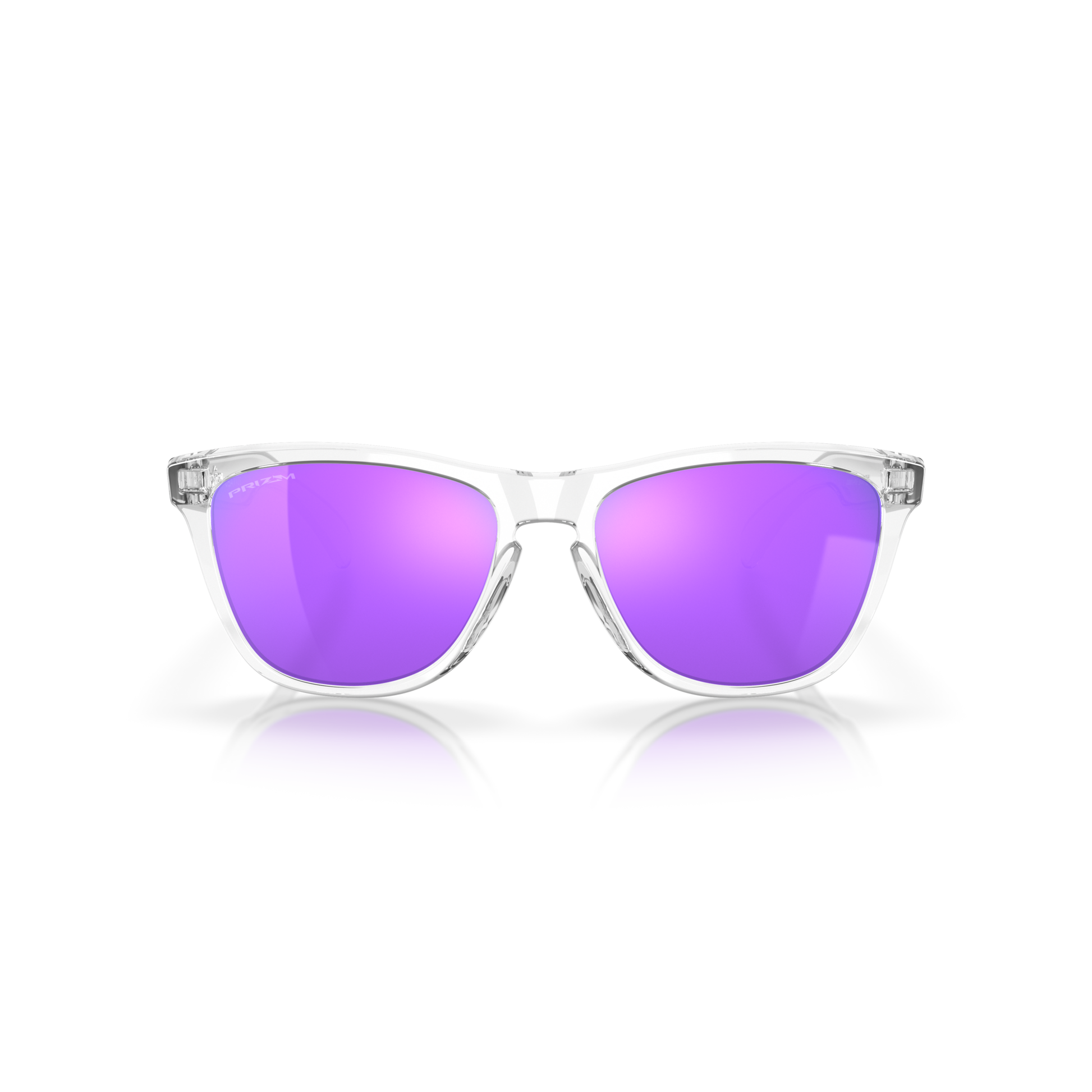Oakley Frogskin Sunglasses - Velocity 21 Polished Clear + Prizm Violet