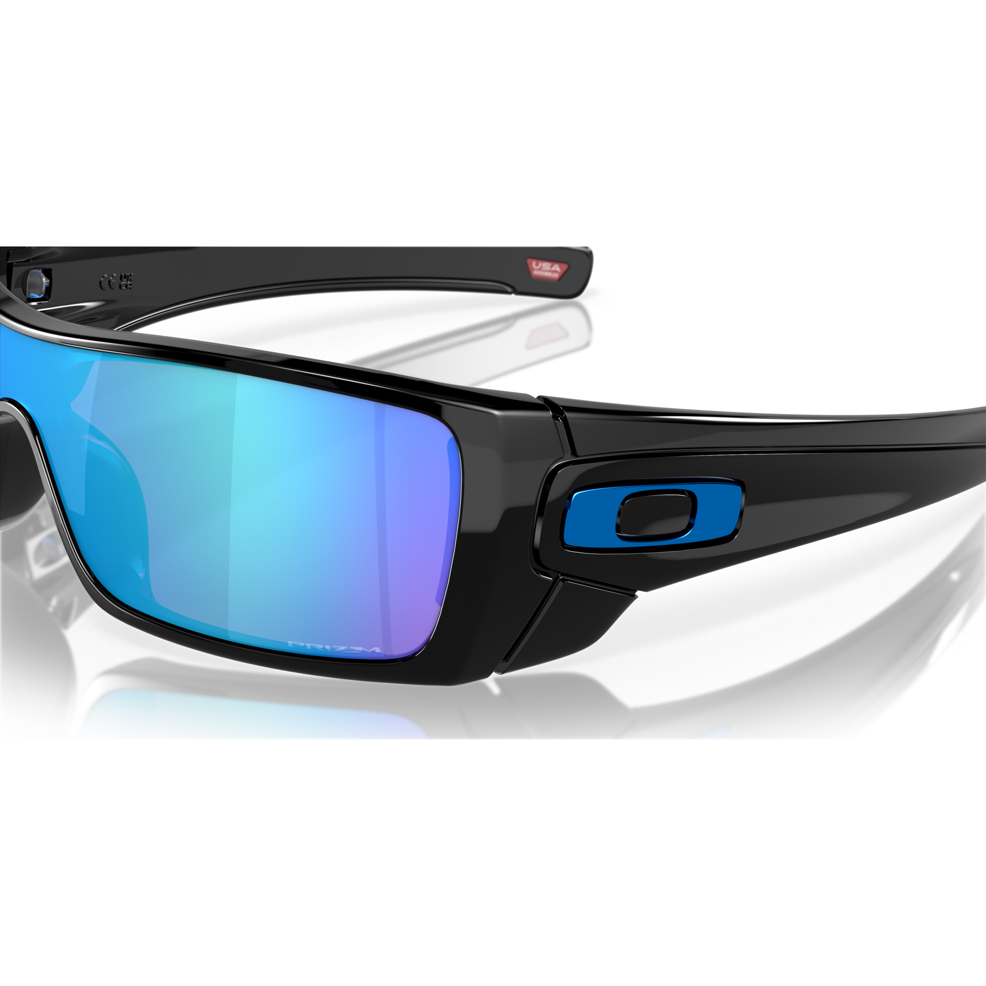 Oakley - Batwolf - Sunglasses - Velocity 21 Polished Black + Prizm Sapphire Iridium