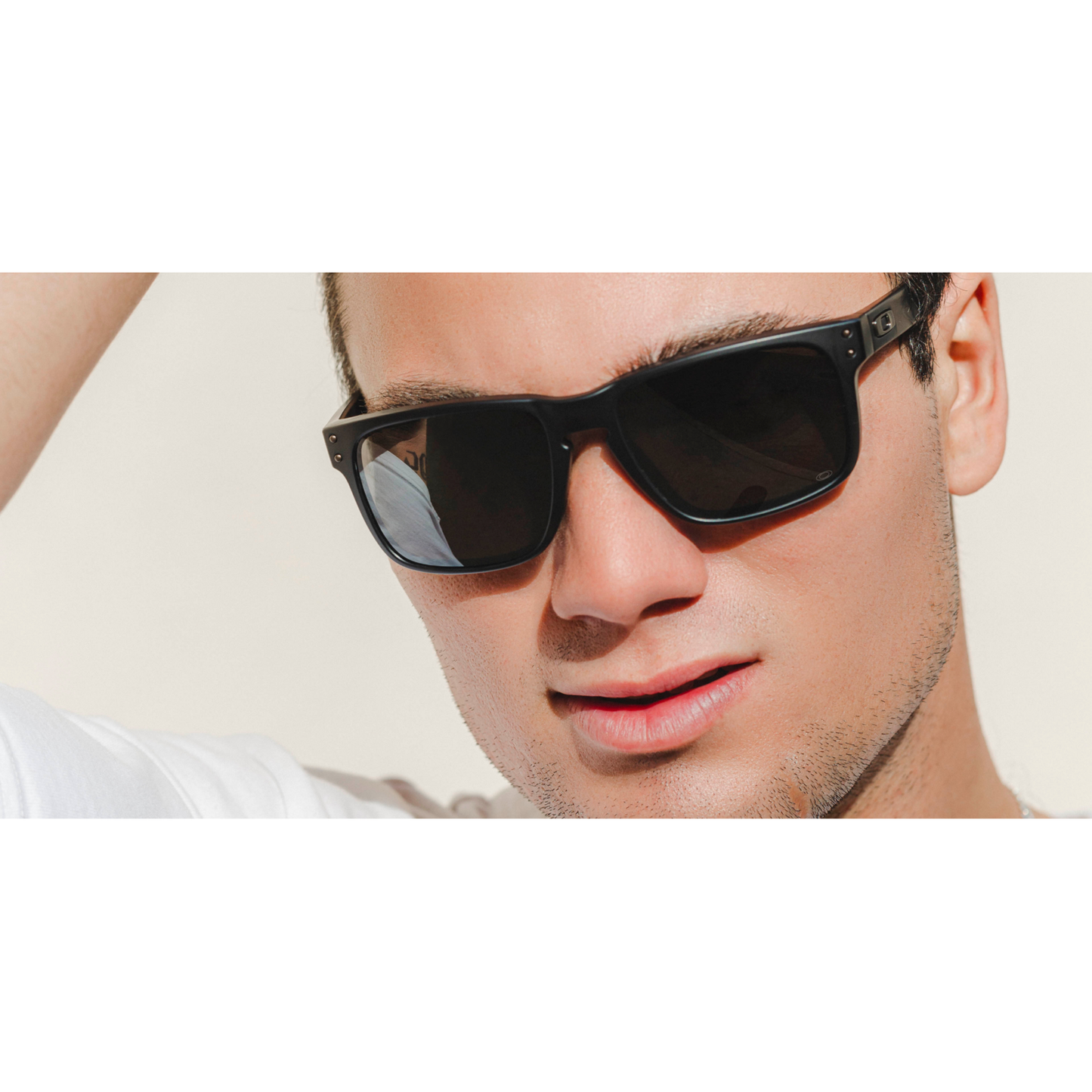 Oakley Holbrook Sunglasses - Velocity 21 Matte Black + Prizm Black Polarised