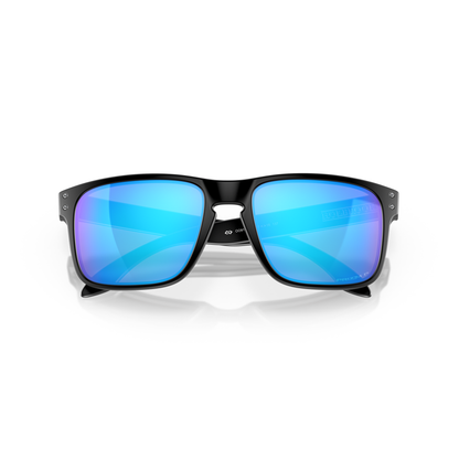 Oakley Holbrook Sunglasses - Velocity 21 Matte Black + Prizm Sapphire Polarised