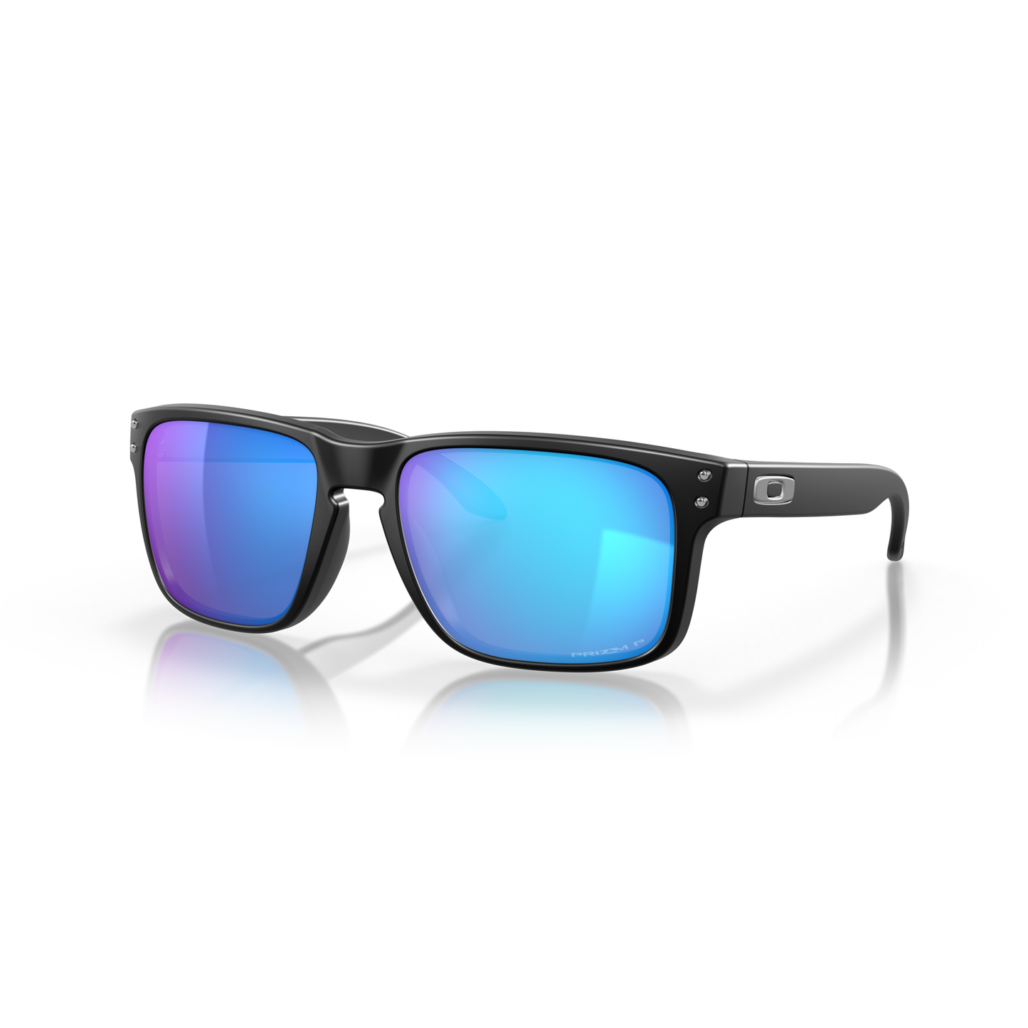 Oakley Holbrook Sunglasses - Velocity 21 Matte Black + Prizm Sapphire Polarised