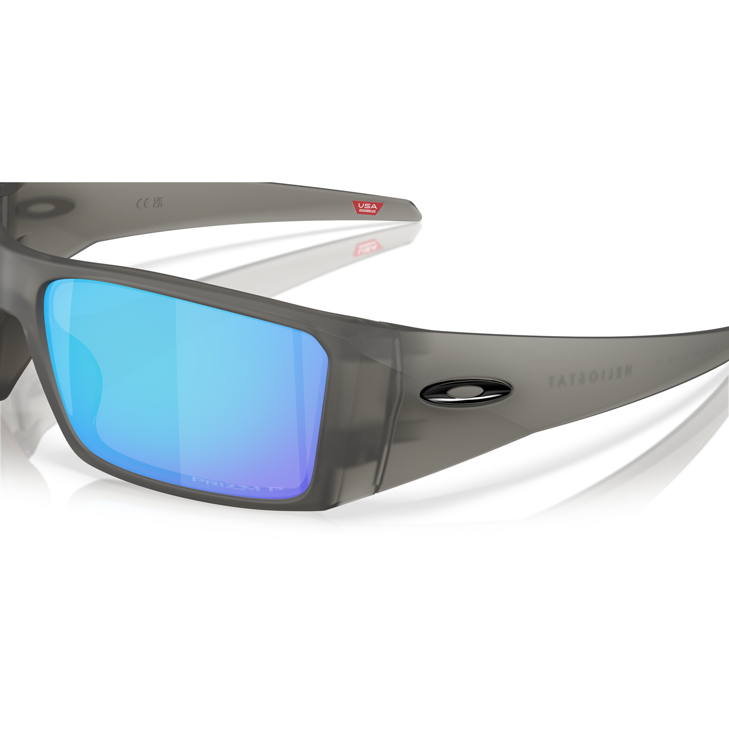 Oakley - Heliostat - Velocity 21 Matte Grey Smoke + Prizm Sapphire Polarised