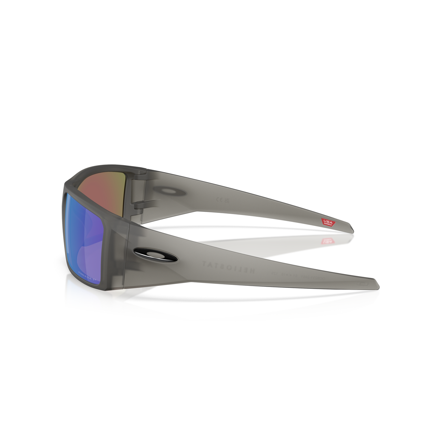 Oakley - Heliostat - Velocity 21 Matte Grey Smoke + Prizm Sapphire Polarised